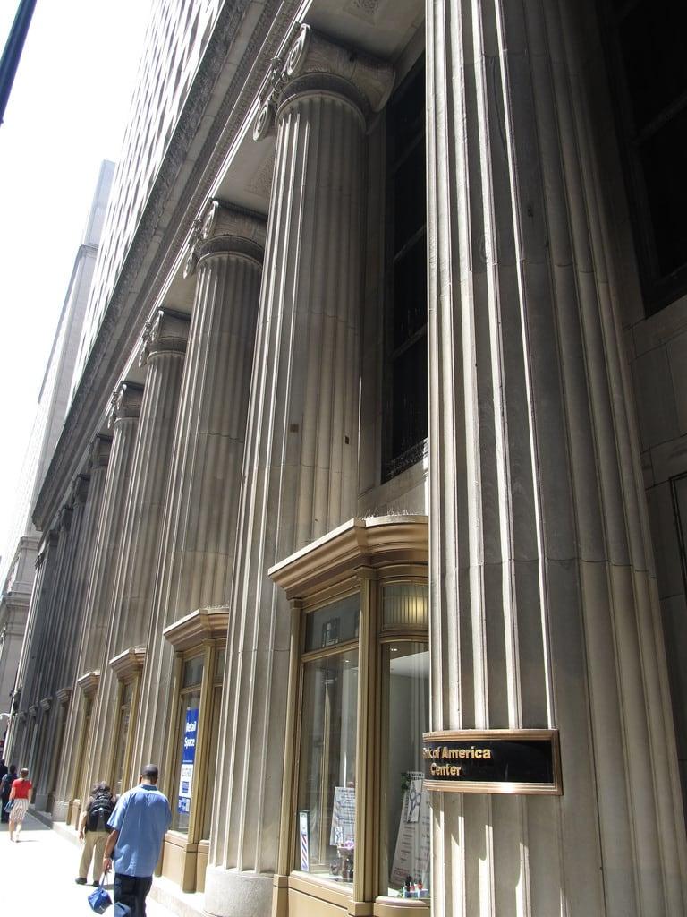 Image of Federal Building Columns. 