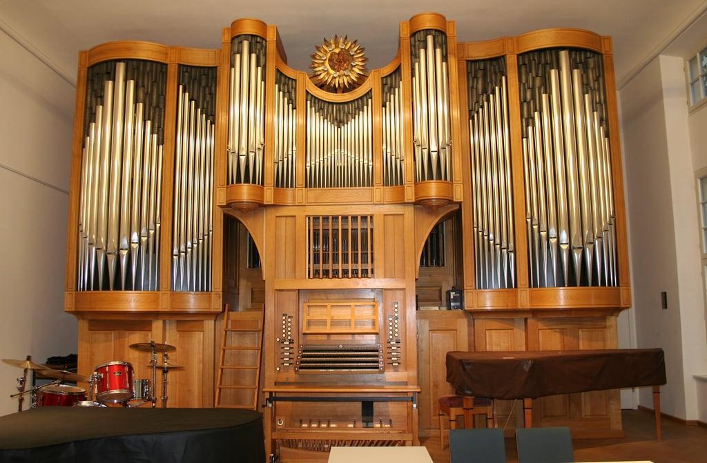 Attēls no Schlossgarten Erlangen. musik orgel erlangen schlossgarten orangerie musikinstrument
