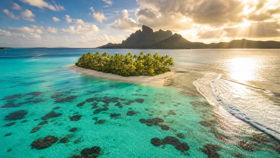 Cookeilanden: jade-vlecht van Aitutaki-lagune over One Foot Island golfbanden onder handelsstapelwolken, kopernevel boven vulkanische kam van Rarotonga naar perkamentstapels bij Muri Beach en kielzoglint van lagunecruise Te Vaka in haven Avatiu plus pollenstof van atol Palmerston in de hero - achtergrond voor NZD markt-streepjes, USD charter-stempelvouwen bij steiger-glijkais in Arutanga en zwarte-parel-kwekerij-weegbriefjesbanden.