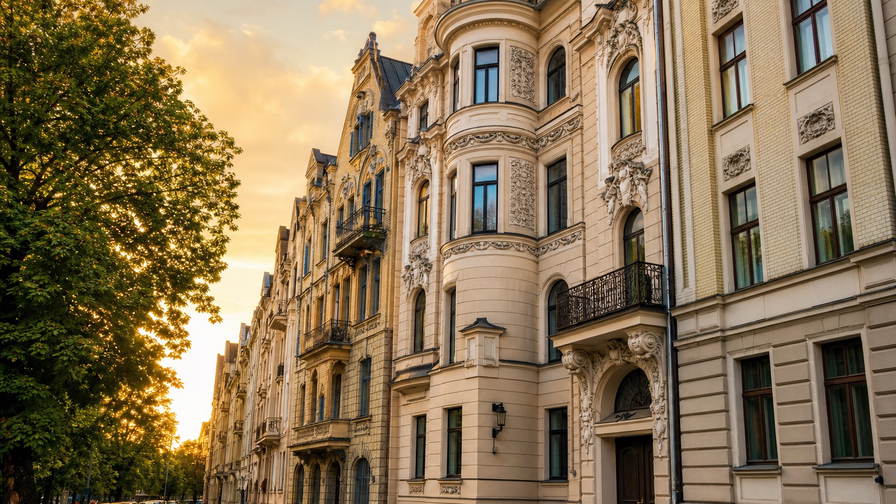 Letland: art-nouveau-gevels in Riga, dennenduinen in Jūrmala en Gauja-kloven in de hero - duo voor roggebrood, gerookte vis en flatlets met Baltische bries.