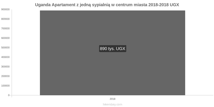 Uganda zmiany cen Apartament z jedną sypialnią w centrum miasta hikersbay.com
