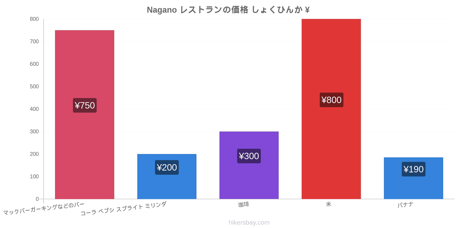 Nagano 価格の変更 hikersbay.com