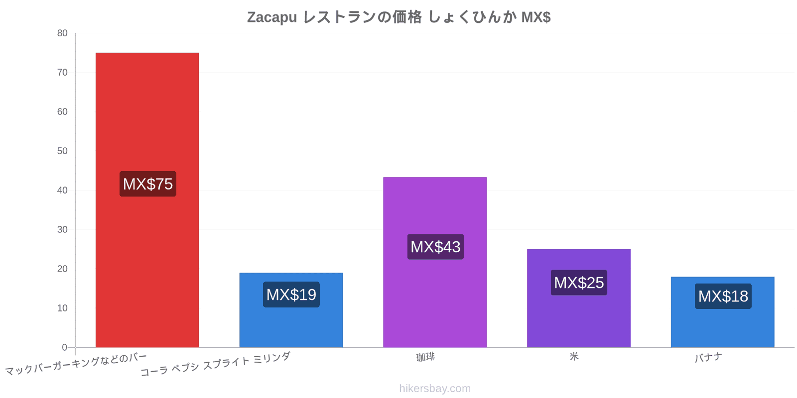 Zacapu 価格の変更 hikersbay.com