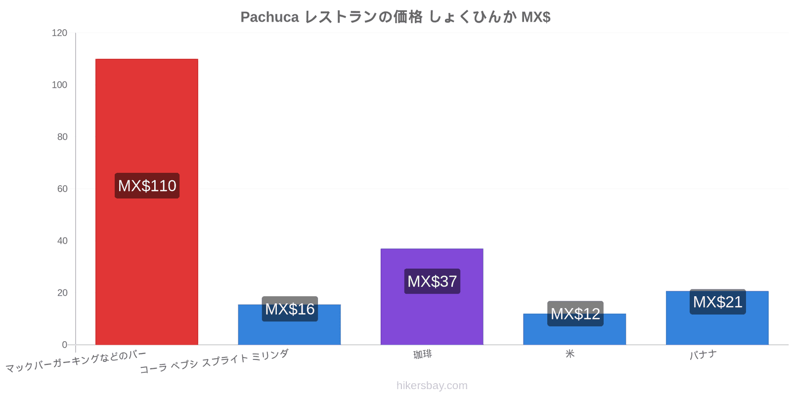 Pachuca 価格の変更 hikersbay.com