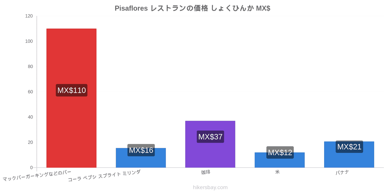 Pisaflores 価格の変更 hikersbay.com