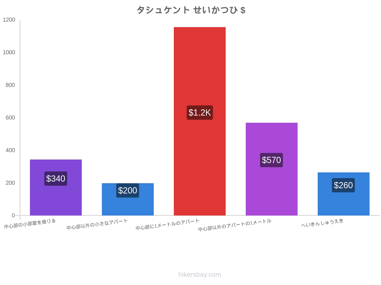 タシュケント せいかつひ hikersbay.com